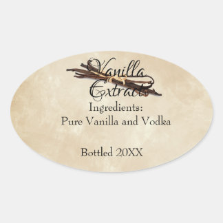 Vanilla Extrait Étiquette personnalisé