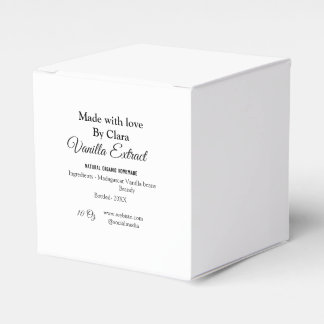 Vanilla Extrakt hausgemacht Zutaten Gewicht de Geschenkschachtel
