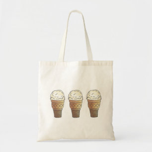 Vanilla Ice Cream Scoop Config Feinschmecker Tasch Tragetasche