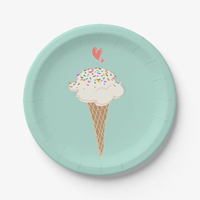 Vanilla Ice Pappteller (Vorderseite)
