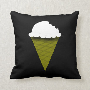 Vanilla Icesahnekegel-Wurfs-Kissen Kissen
