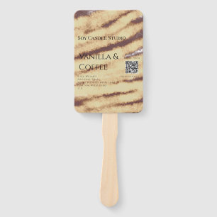 Vanilla Kaffee Soja Kerze hinzufügen QR BusinessEi Fächer