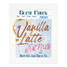 Vanilla Latte Oat Milk Coffee Karo Empfang