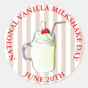 Vanilla Milkshake Day 20 juin Stickers