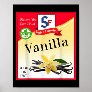 Vanilla Sce Gruppen-Kostüm Familienpassendes Outfi Poster