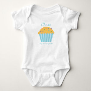Vanilla Sprinkles Cupcake Brieftaschen Baby Strampler