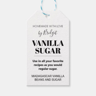 Vanilla Sugar Geschenk Tag 001 Geschenkanhänger