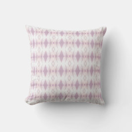 Vanilla weiß rosa Lavendel geometrische Kunst Desi Kissen