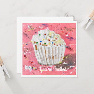 Vanilla Zuckerguss Einladung