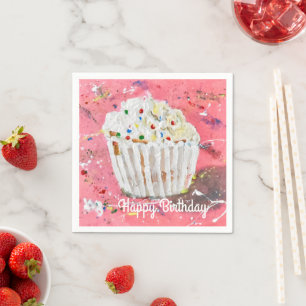 Vanilla Zuckerguss Serviette