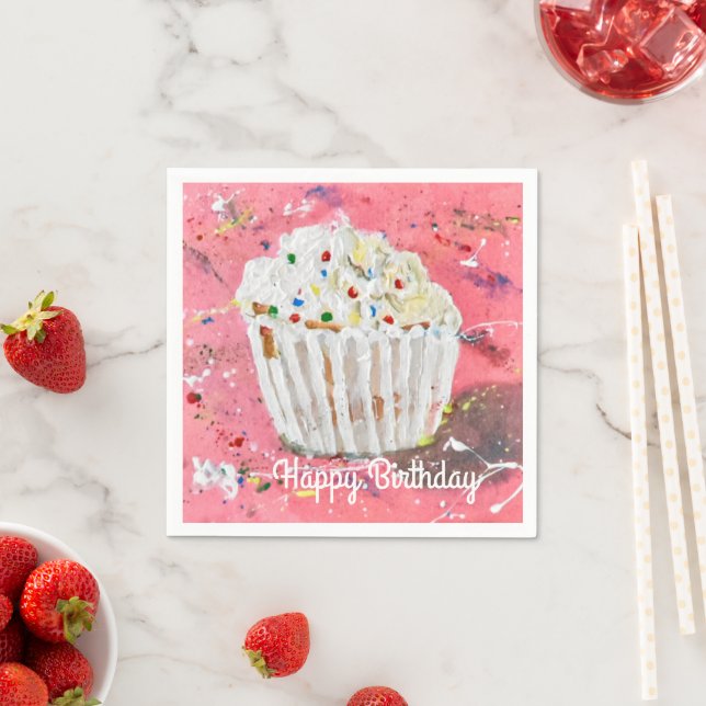 Vanilla Zuckerguss Serviette (Beispiel)