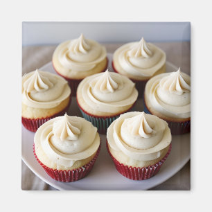 Vanille-Cupcakes Magnet