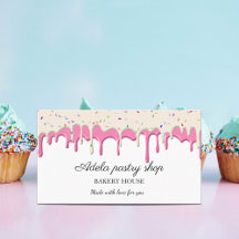 Vanille-Erdbeer-Frosting-Tropfen