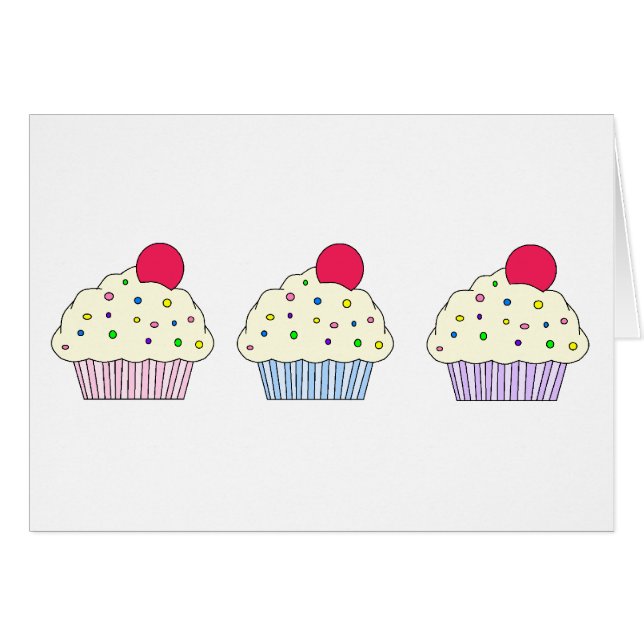 Vanille-kleine Kuchen (Vorderseite (Horizontal))