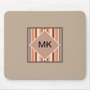 Vanille-Melone-Streifen Mousepad