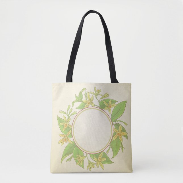 Vanille-Orchidee  Tasche (Vorderseite)