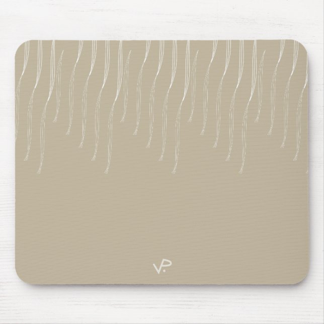 Vanille pud Mausunterlagebeige Mousepad (Vorne)