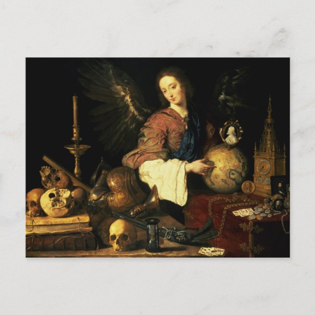 Vanitas, c.1634 postkarte (Vorderseite)