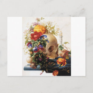 Vanitas - Der Schädel Postkarte