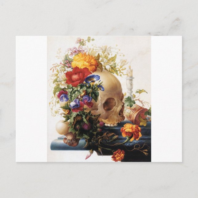Vanitas - Der Schädel Postkarte (Vorderseite)