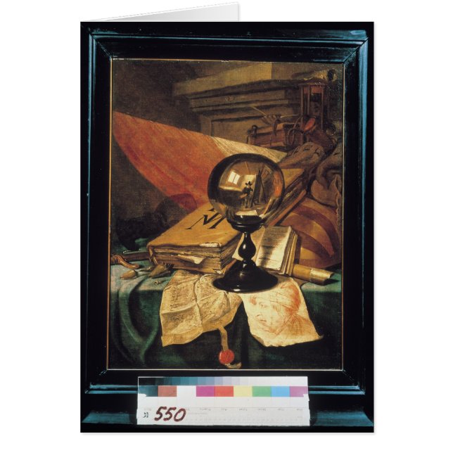 Vanitas mit einem Kristallball (Vorne)