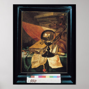 Vanitas mit einem Kristallball Poster