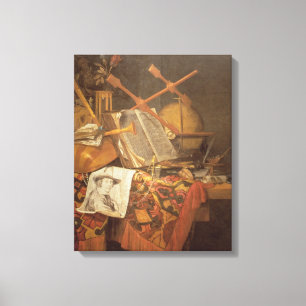 Vanitas (Öl auf Leinwand) Leinwanddruck