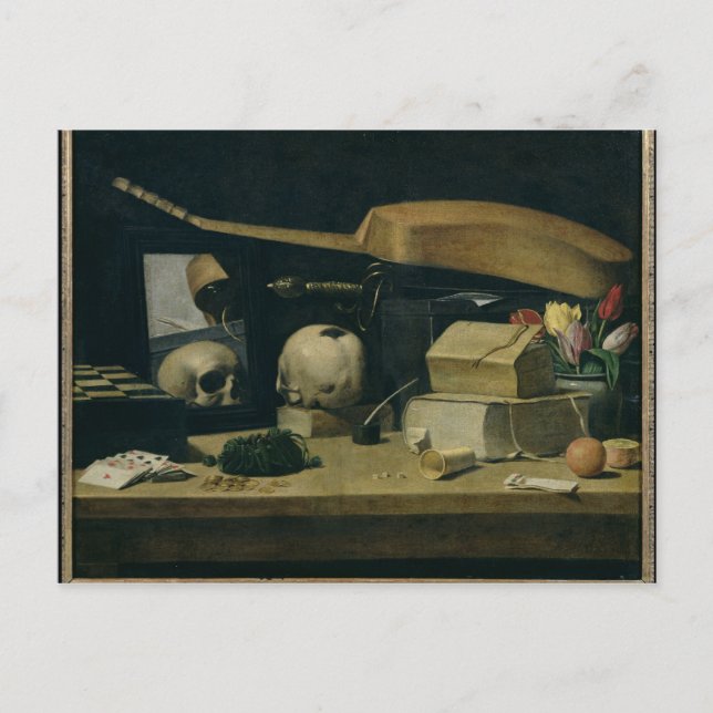 Vanitas Postkarte (Vorderseite)