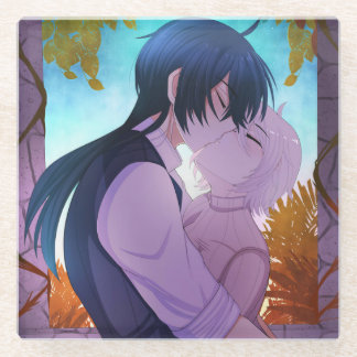 Vanitas und Jeanne Coaster verschwommene Grenzen k Glasuntersetzer