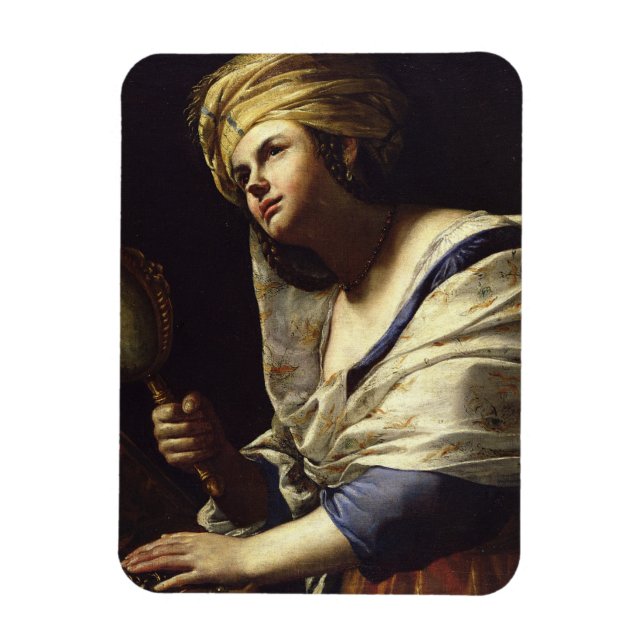 Vanity, c.1650-70 (Öl auf Leinwand) Magnet (Vertikal)