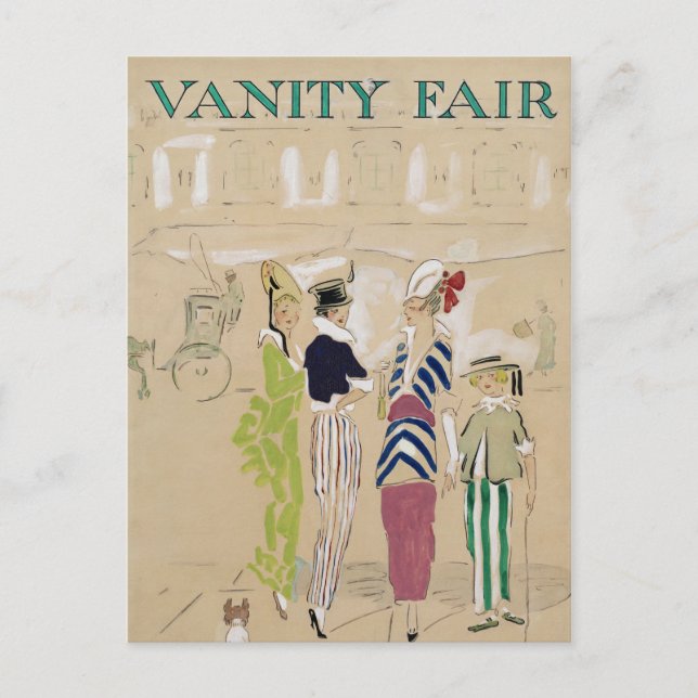 Vanity Fair Magazine Cover Art von Juni 1914 Postkarte (Vorderseite)