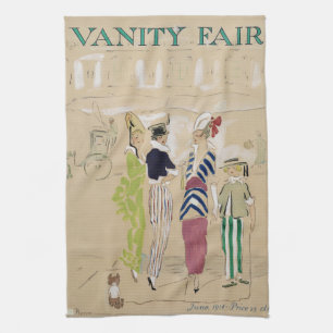 Vanity Fair-Titelseiten-Kunst ab Juni 1914 Geschirrtuch