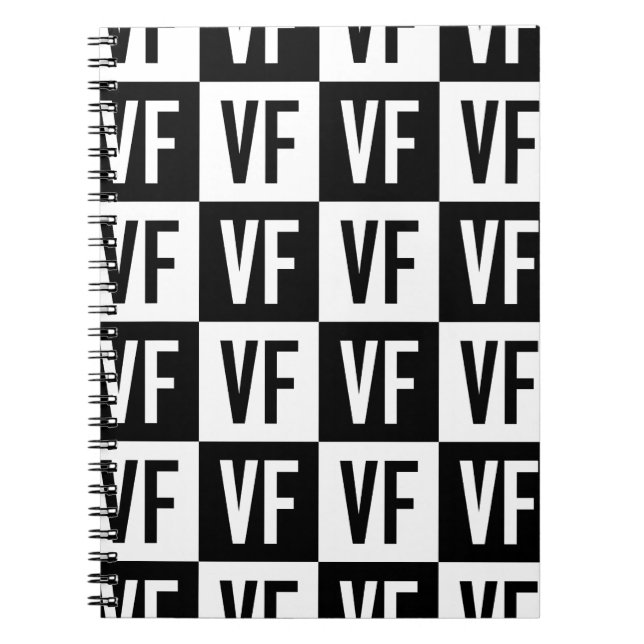 Vanity Fur Mag VF Weiß Notizblock (Vorderseite)