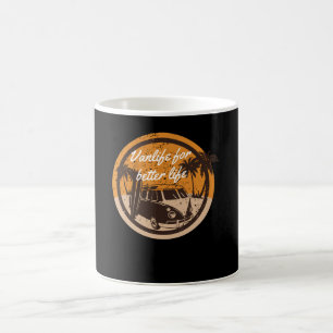 Vanlife für ein besseres Leben Kaffeetasse