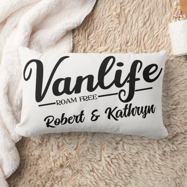 "VanLife"-Personalisiert Lendenkissen (Decke)