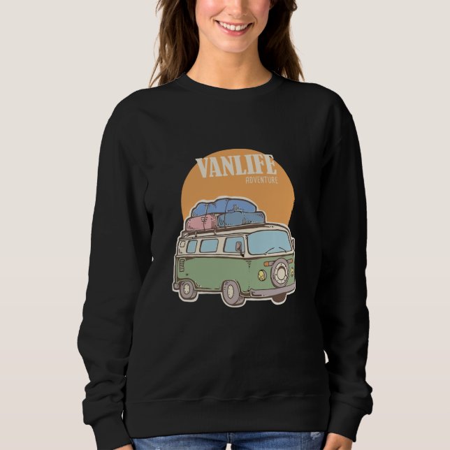 Vanlife Travel Sweatshirt (Vorderseite)