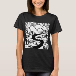VANLIFE Wüste Cacti Bergsee-Zauber im Val Piora T-Shirt