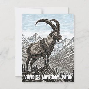 Vanoise Nationalpark Frankreich Reisen Postkarte