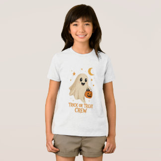 VANOSTÈ Trick or Treat Crew Süße Geist Grafik Tri-Blend Shirt