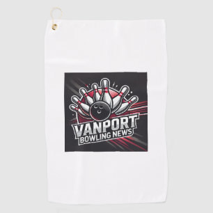 VanPort Bowling News Golf Handtuch