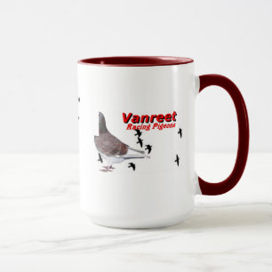 Vanreet laufende Tauben-sammelbare Schale Tasse