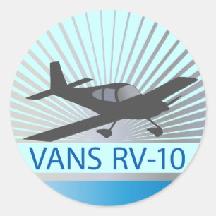 Vans RV-10 Runder Aufkleber