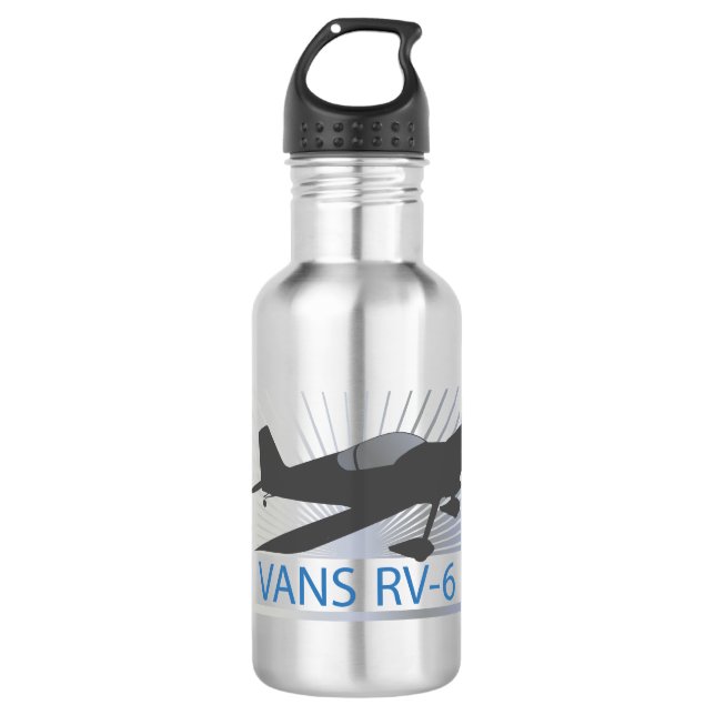 Vans RV-6 Edelstahlflasche (Vorderseite)