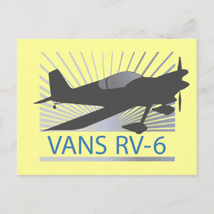 Vans RV-6 Postkarte
