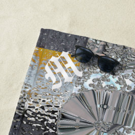 Vansophe Modern Monogram Strandtuch