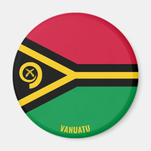 Vanuatu Flag Charming Patriotic Magnet