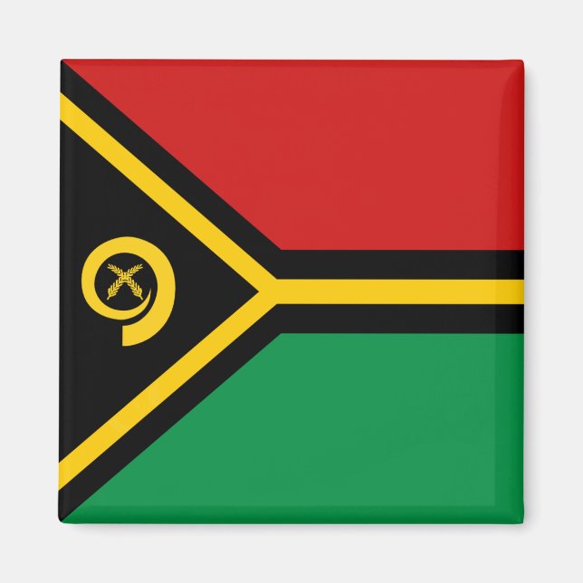 Vanuatu Flag Magnet (Vorne)