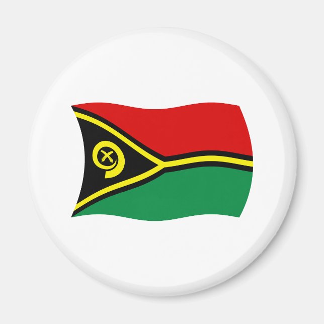 Vanuatu Flag Magnet (Vorne)