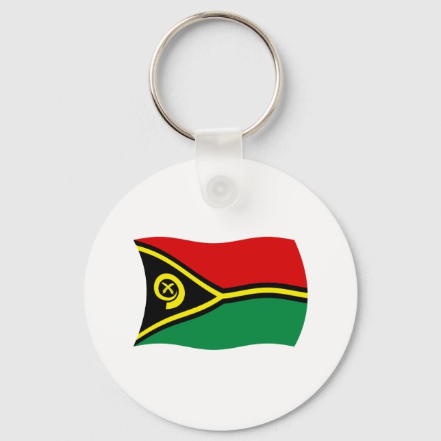 Vanuatu Flag Schlüsselanhänger (Vorderseite)