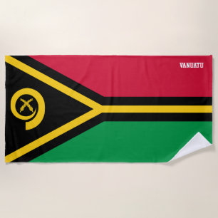 Vanuatu Flag Splendid Patriotic Strandtuch